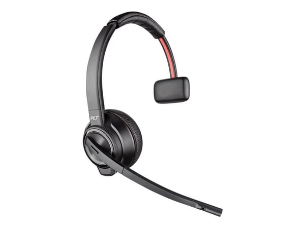 Poly Savi 8200 Series W8210 Spare - Hodesett - on-ear - DECT - trådløs - aktiv støydemping - med ladeholder