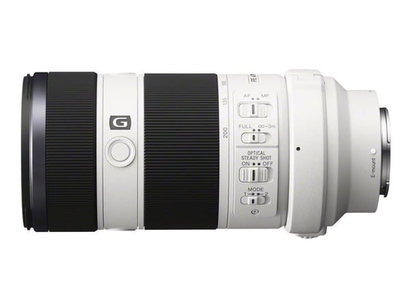 Sony SEL70200G - Telezoomobjektiv - 70 mm - 200 mm - f/4.0 G OSS - Sony E-mount - för Cinema Line; a VLOGCAM; a1; a1 II; a6700; a7 IV; a7 V; a7C; a...
