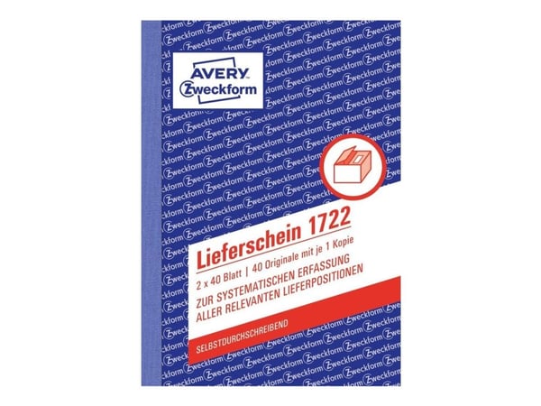 Avery Zweckform - Fraktliste - 40 ark - A6 (105 x 148 mm) - dublett - karbonfri