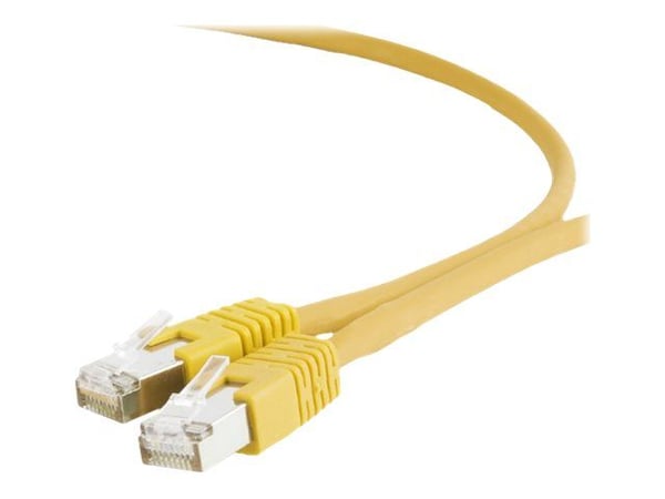 Cablexpert - Koblingskabel - RJ-45 (hann) til RJ-45 (hann) - S/FTP - CAT 6a - halogenfri, formstøpt, flertrådet - gul