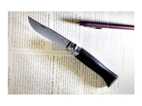 Opinel Tradition Luxury N°08 - Sammenleggbar kniv - 8.5 cm - kullsort