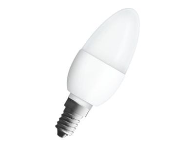 OSRAM LED VALUE CLASSIC B - LED-lyspære - form: B35 - mattslipt finish - E14 - 5.7 W (ekvivalent 40 W) - klasse F - varmt hvitt lys - 2700 K