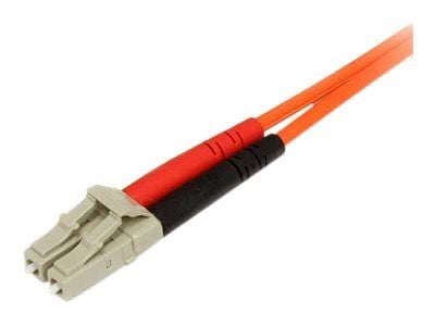 Startech 3m Fiber Optic Cable - Multimode Duplex 62.5/125 - LSZH - LC/SC - OM1 - LC to SC Fiber Patch Cable (FIBLCSC3) - Nettverkskabel - LC multim...