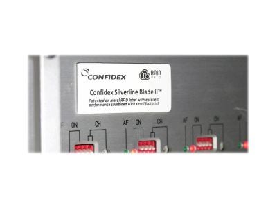Zebra Confidex Silverline Blade II M730 ETSI - Polyeteenitereftalaatti (PET) - vahvasti tarttuva liima -, EPC Class 1 Gen 2, ISO/IEC 18000-6C, 865-...