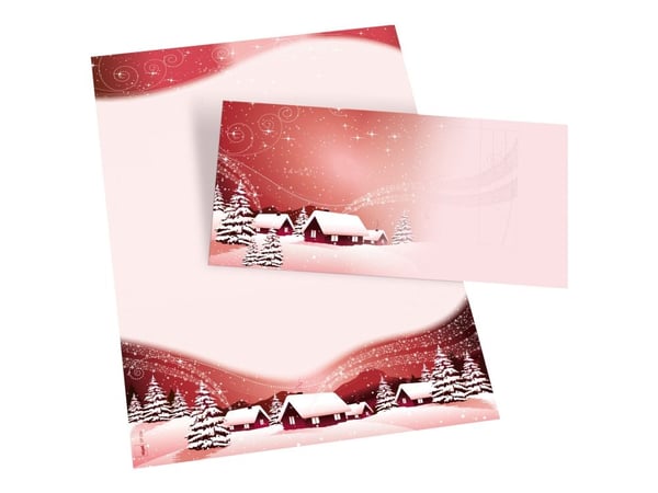 Sigel DU033 - DL (110 x 220 mm) - Paperi - Rot - 90 g/m² - 220 mm - 11 cm ( DU033 )