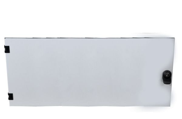 EFB Elektronik 102130GR.15S, Frontdør, Grå, Stål, 15U, IP20, 600 mm