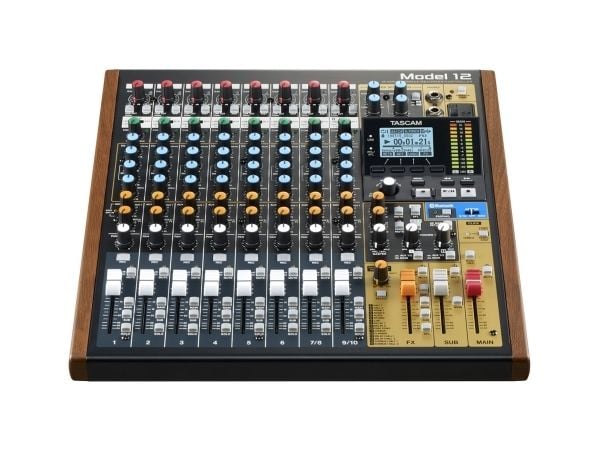 Tascam Model 12, 12 kanaler, Bluetooth, 16 W, Sort, Tre
