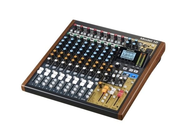 Tascam Model 12, 12 kanaler, Bluetooth, 16 W, Sort, Tre