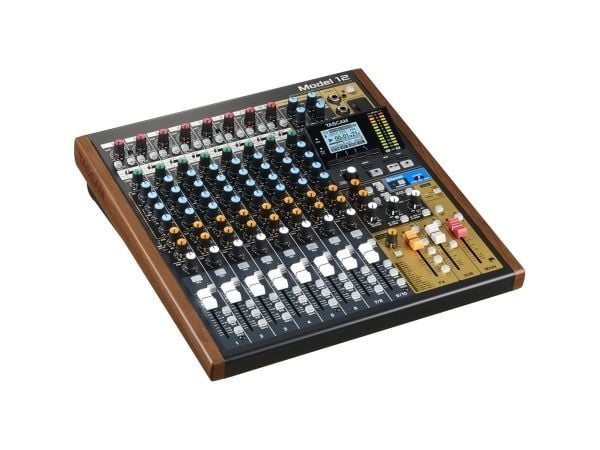 Tascam Model 12, 12 kanaler, Bluetooth, 16 W, Sort, Tre