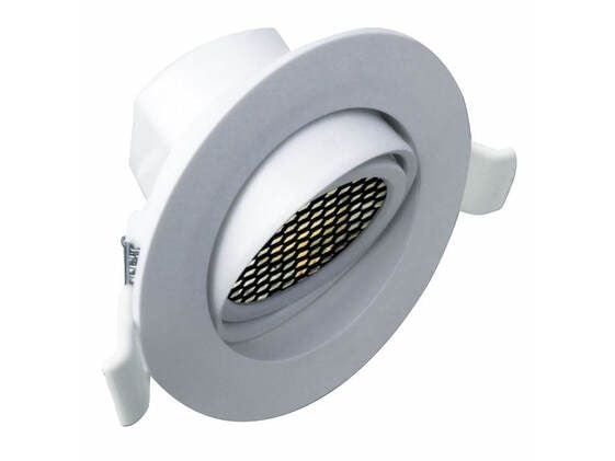 LEDURO 94118, Innsunket spotlight, 1 ampuller, 4000 K, 700 lm, 220 - 240 V, Hvit