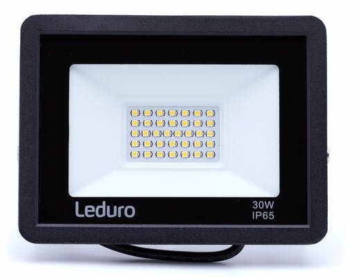 LEDURO PRO 30, Sort, IP65, 30 W, Nøytral hvit, 4500 K, 2800 lm