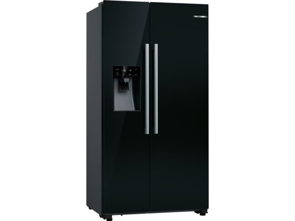 Bosch Serie | 6 KAD93ABEP - Kjøleskap/fryser - side-ved-side med vannautomat, isdispenser - bredde: 90.8 cm - dybde: 70.7 cm - høyde: 178.7 cm - 56...