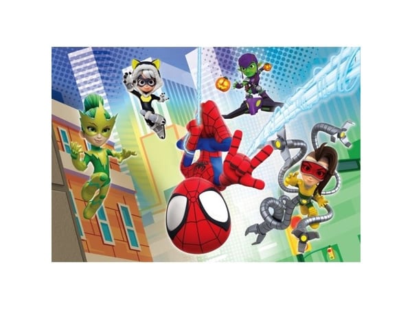 Clementoni Spidey & His Amazing Friends, 60 stykker, Komikk, 4 år