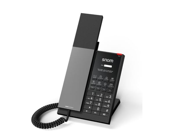 Snom HD350W, IP Phone, Musta, Johdollinen puhelin, Pöytä/Seinä, Antibakteerinen, Gigabitti Ethernet
