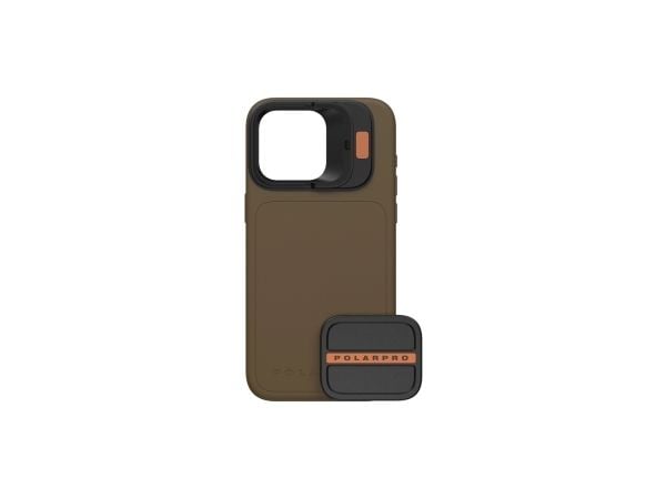 Polar Pro LiteChaser 15 - Baksidedeksel for mobiltelefon - MagSafe-samsvar - aluminum plate - svart - for Apple iPhone 15 Pro Max