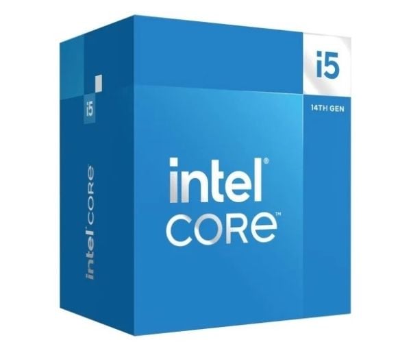 Intel® | Core™ i5-14500 - 16-kjerner - 2,6 GHz (Op til 5,0 GHz Turbo) - LGA1700-sokkel - Intel® UHD-grafikk | Eske