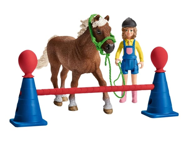 Schleich Figurine Agility trening for ponnier