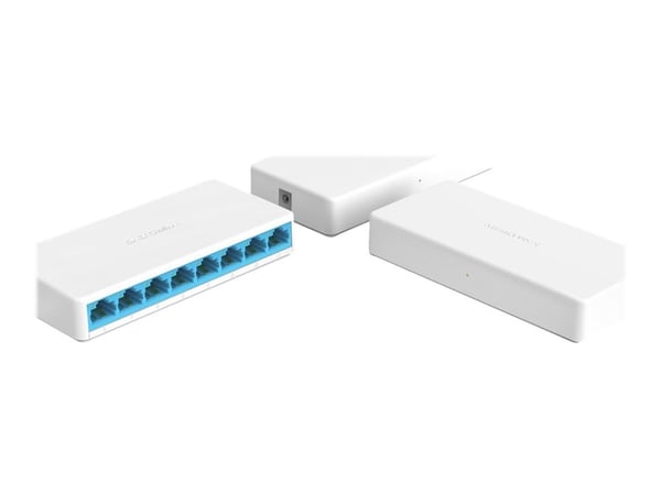 Mercusys MS108 - Switch - ikke-styrt - 8 x 10/100 - stasjonær
