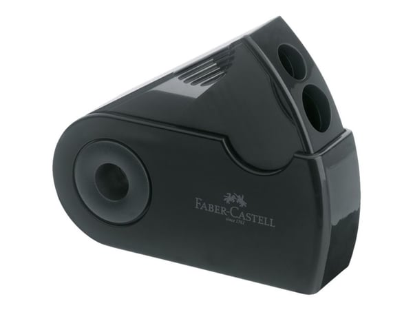 Faber-Castell SLEEVE - Vässare - 2 hål - svart