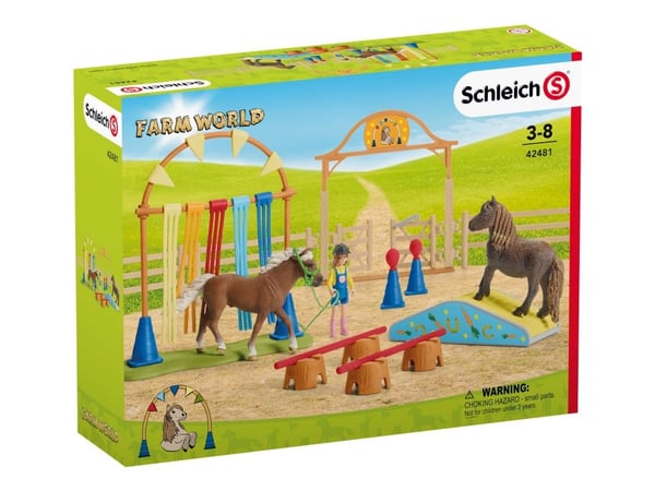 Schleich Figurine Agility trening for ponnier