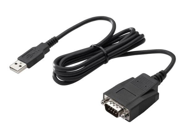 HP - Seriell adapter - USB - RS-232 x 1 - svart - för HP 34, Z1 G9; Elite 600 G9, 800 G9, t655; Pro 260 G9, 400 G9, t550; ProOne 440 G9