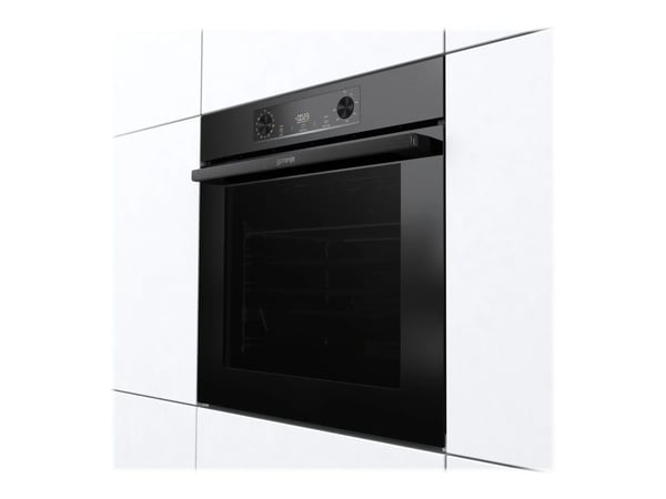 Gorenje Essential BPS6737E07B - Ovn - med dampfunksjon - innebygd - fordypning - bredde: 56 cm - dybde: 55 cm - høyde: 59 cm - med selvrens - Klass...