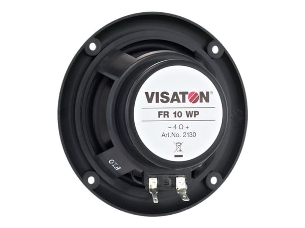Visaton FRS 10 WP 4 OHM - Høyttaler - 25 watt - svart