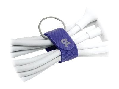 Bluelounge Large - Cable ties kit - svart, vit, blå, grön