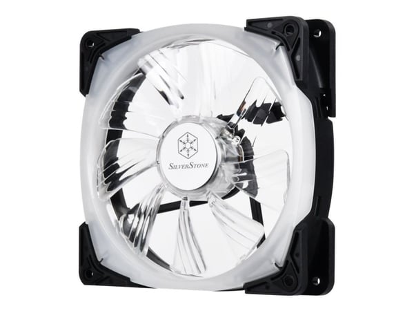 SilverStone FW Series 142-RGB - Kabinettvifte - 140 mm - svart, gjennomsiktig