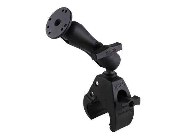 RAM Tough-Claw RAP-401-202U - Monteringssett (monteringsbase, dobbeltsokkelarm, rund sokkeladapter) - nylon - skinnemontering, rør