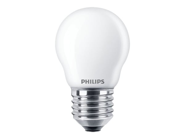 Philips LED - LED-lyspære - form: stearinlys - mattslipt finish - E27 - 2.2 W (ekvivalent 25 W) - klasse A++ - varmt hvitt lys - 2700 K - sandblåst