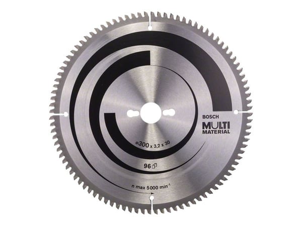Bosch Multi Material - Sirkelformet sagblad - for tre, plast, aluminium, ikke-jernholdig metall, epoksy - 300 mm - 96 tenner