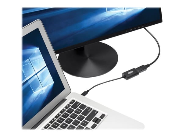 Tripp Lite USB C to DisplayPort Video Adapter Converter 4K x 2K @ 60Hz, musta, USB Type C to DP, USB-C, USB Type-C 6in - Ekstern videoadapteri - US...