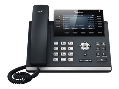 Yealink SIP-T46U, IP Phone, Harmaa, Johdollinen puhelin, 1000 entries, LCD, 10,9 cm (4.3") Yealink SIP-T46U, IP Phone, Harmaa, Johdollinen puhelin, 1000 entries, LCD, 10,9 cm (4.3")