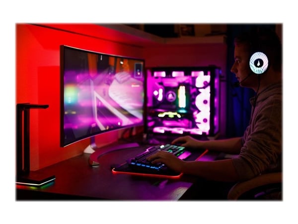 Surefire Gaming Silent Flight RGB-680 - Gaming Musemåtte - 68 x 28 cm. - Sort/RGB