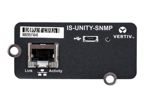 Liebert Intellislot Unity Platform Card - Adapter för administration på distans - Liebert IntelliSlot - 100Mb LAN - 100Base-TX - för Liebert GXT4; ...