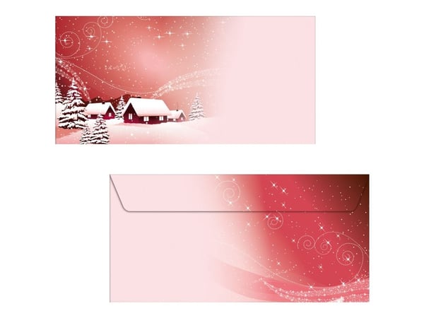Sigel DU033 - DL (110 x 220 mm) - Paperi - Rot - 90 g/m² - 220 mm - 11 cm ( DU033 )