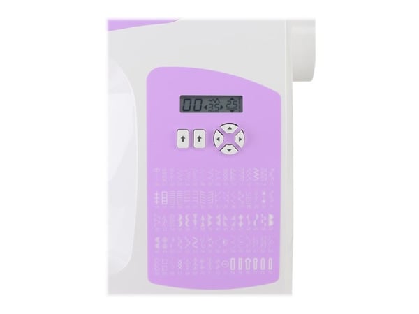 Singer C5205PR - Symaskine - 80 søm - 6 et-trins knaphuller - LCD-näyttö - lillaa