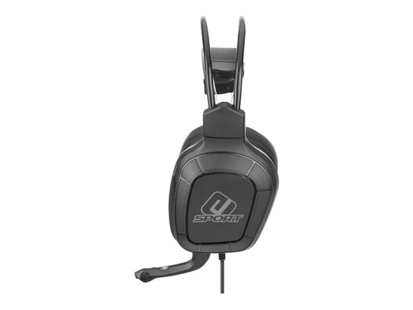 SuBsonic Pro Gaming 50 - Red Sports Edition - hodesett - full størrelse - kablet - 3,5 mm jakk