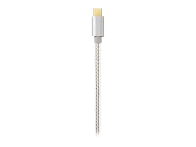 Nedis - USB-kabel - USB-C (hann) til USB-C (hann) - USB 3.1 Gen 1 - 1 m - rund - aluminium