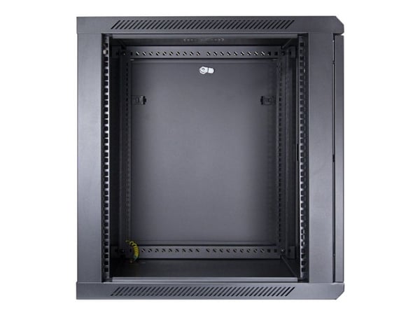 Inter-Tech SMA-6612 - Skap - veggmonterbar - svart, RAL 9005 - 12U - 19"