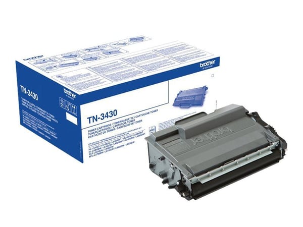 Brother TN3430 - Svart - original - tonerpatron