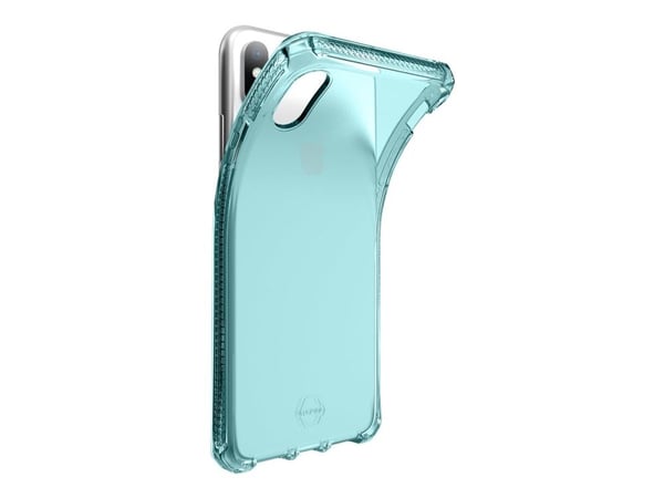 ITSKINS Supreme // Clear - Baksidedeksel for mobiltelefon - Impacthane - lys blå - for Apple iPhone X, XS