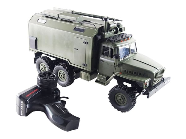 AMEWI - Ural B36 sotilaskuorma-auto 6WD RTR - RC - vihreä