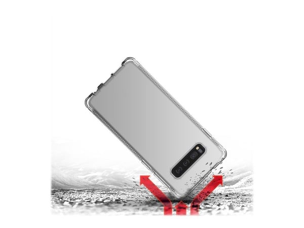 ITSKINS Spectrum - Baksidedeksel for mobiltelefon - termoplast-polyuretan (TPU) - gjennomsiktig - for Samsung Galaxy S10+