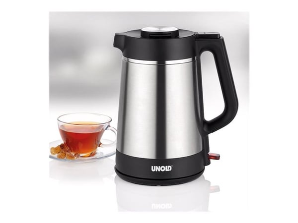 UNOLD BLITZKOCHER Thermo 18715 - Kjele - 1.5 liter - 1.9 kW - rustfritt stål / svart