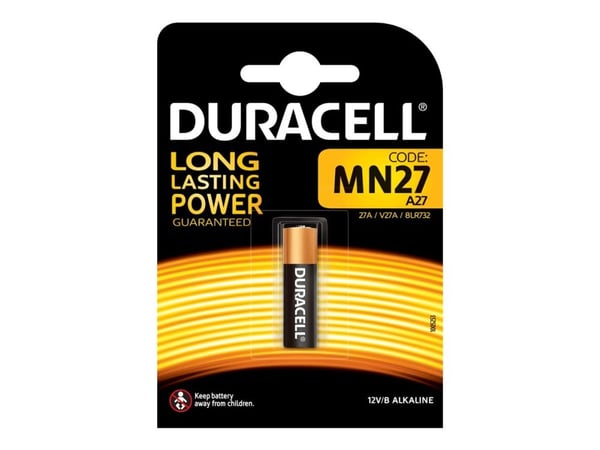 Duracell Security MN27 - Batteri MN27 - Alkalisk