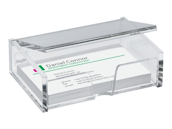 Sigel - Kortfil - for 90 x 58 mm - kapasitet: 80 kort - blank