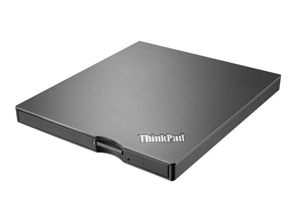 Lenovo ThinkPad UltraSlim USB DVD Burner - Platestasjon - DVD±RW (±R DL) / DVD-RAM - SuperSpeed USB 3.0 - ekstern - FRU