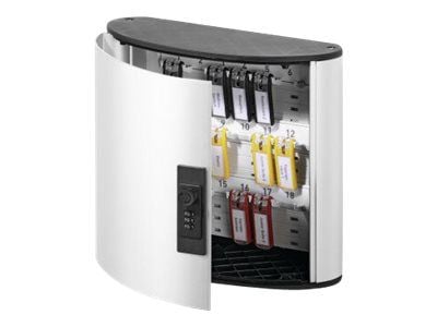 Nøgleskab Durable KEY BOX CODE 18 aluminium med 18 kroge og kodelås 302x118x280 mm